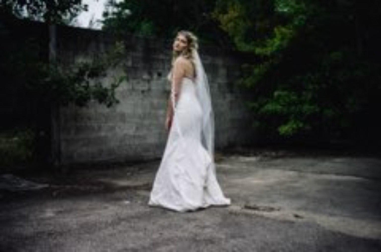Bride portrait on the property